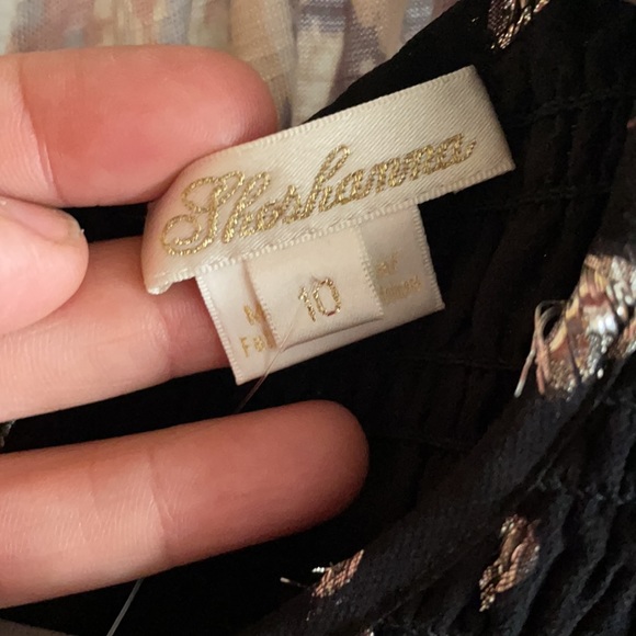 Shoshanna Black Walker Mini Dress Size 10 - Picture 6 of 8